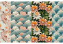 design seamless patterns for gift wraps, fabric, crafts